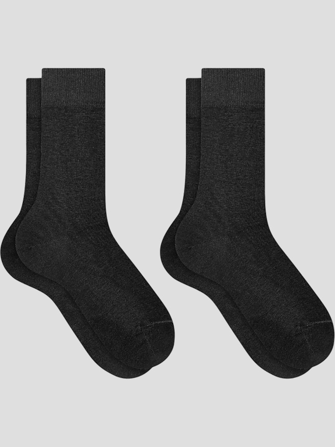 Falke Men's Happy Socks, 2-pack , Black
