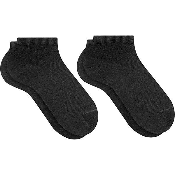 Falke Men's Happy Sneaker Socks, 2-pack Black - Size: 47-50 TMW8ZPF47002