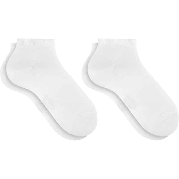 Falke Men's Happy Sneaker Socks, 2-pack White - Size: 39-42 TMW8ZPF39219