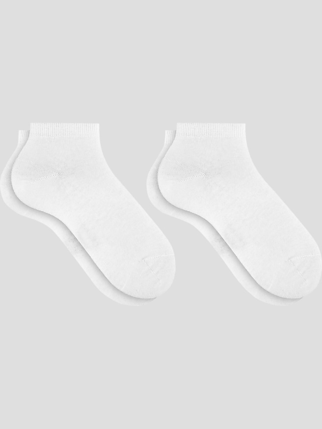 Falke Men's Happy Sneaker Socks, 2-pack , White