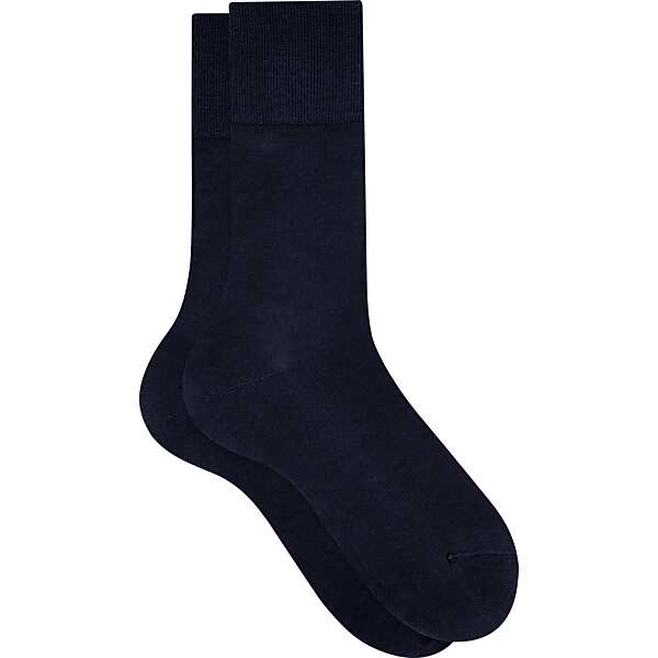 Falke Men's Tiago Ribbed Socks, 1-pair Dark Navy - Size: 45-46
