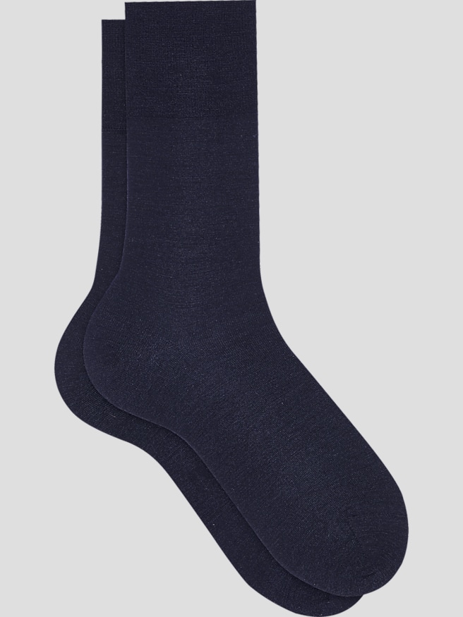 Falke Men's Wool Airport Socks, 1-pair , Dark Navy / Blue
