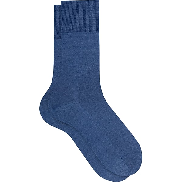 Falke Men's Wool Airport Socks, 1-pair Royal Blue - Size: 41-42