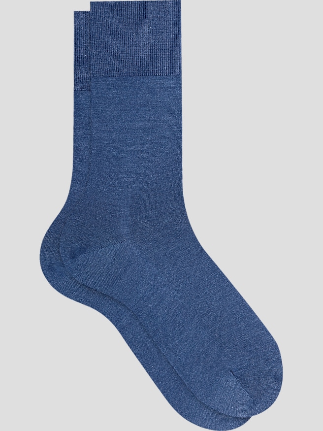 Falke Men's Wool Airport Socks, 1-pair , Royal Blue