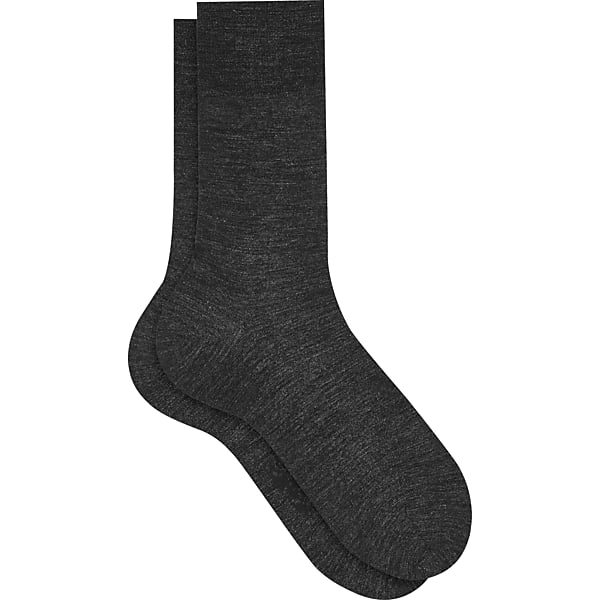Falke Men's Wool Airport Socks, 1-pair Anthracite - Size: 39-40