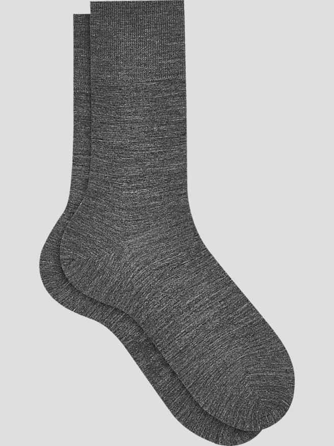 Falke Men's Wool Airport Socks, 1-pair , Dark Grey / Gray