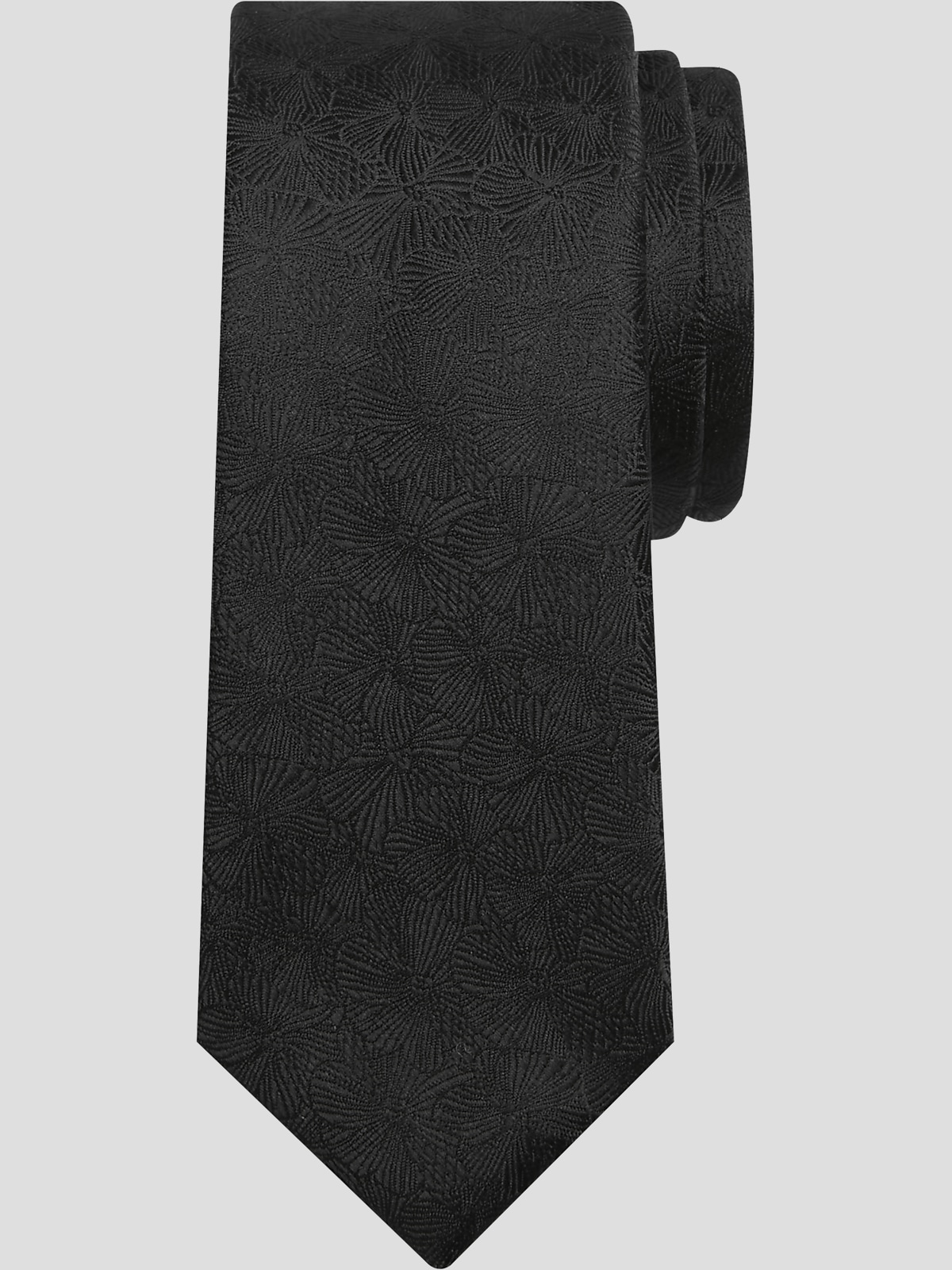 Egara Narrow Tonal Floral Tie Ties Mens Wearhouse