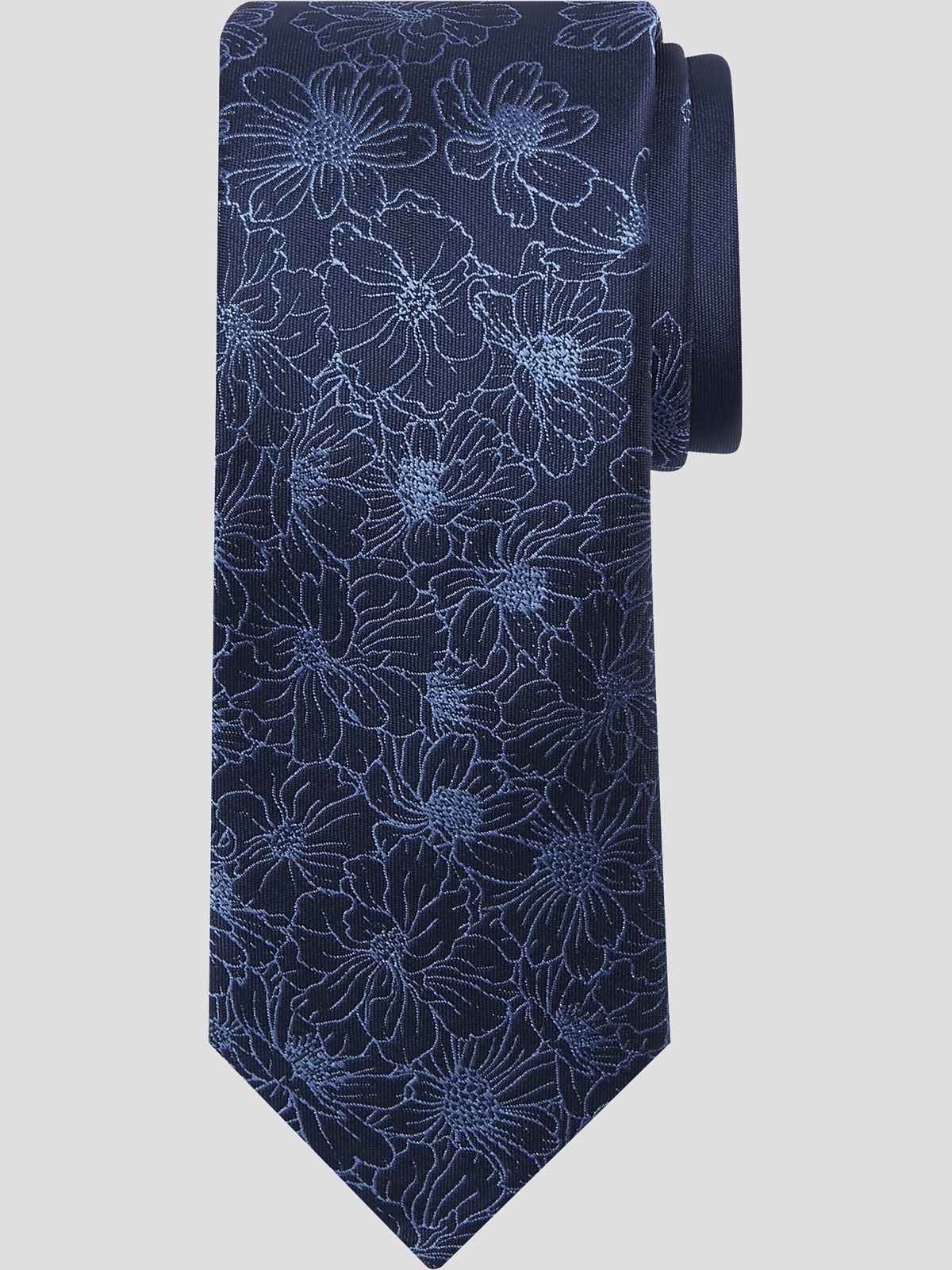 Egara Narrow Floral Panel Tie Ties Men's Wearhouse