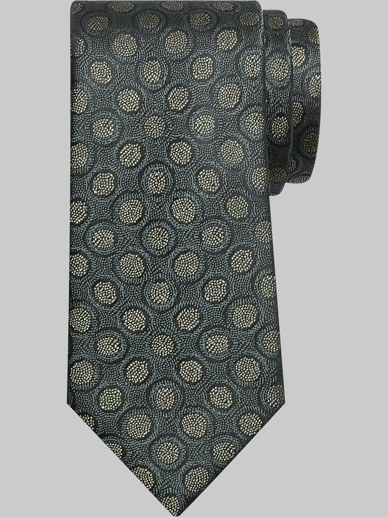 Awearness Kenneth Cole Narrow Solar Flare Dot Silk Tie