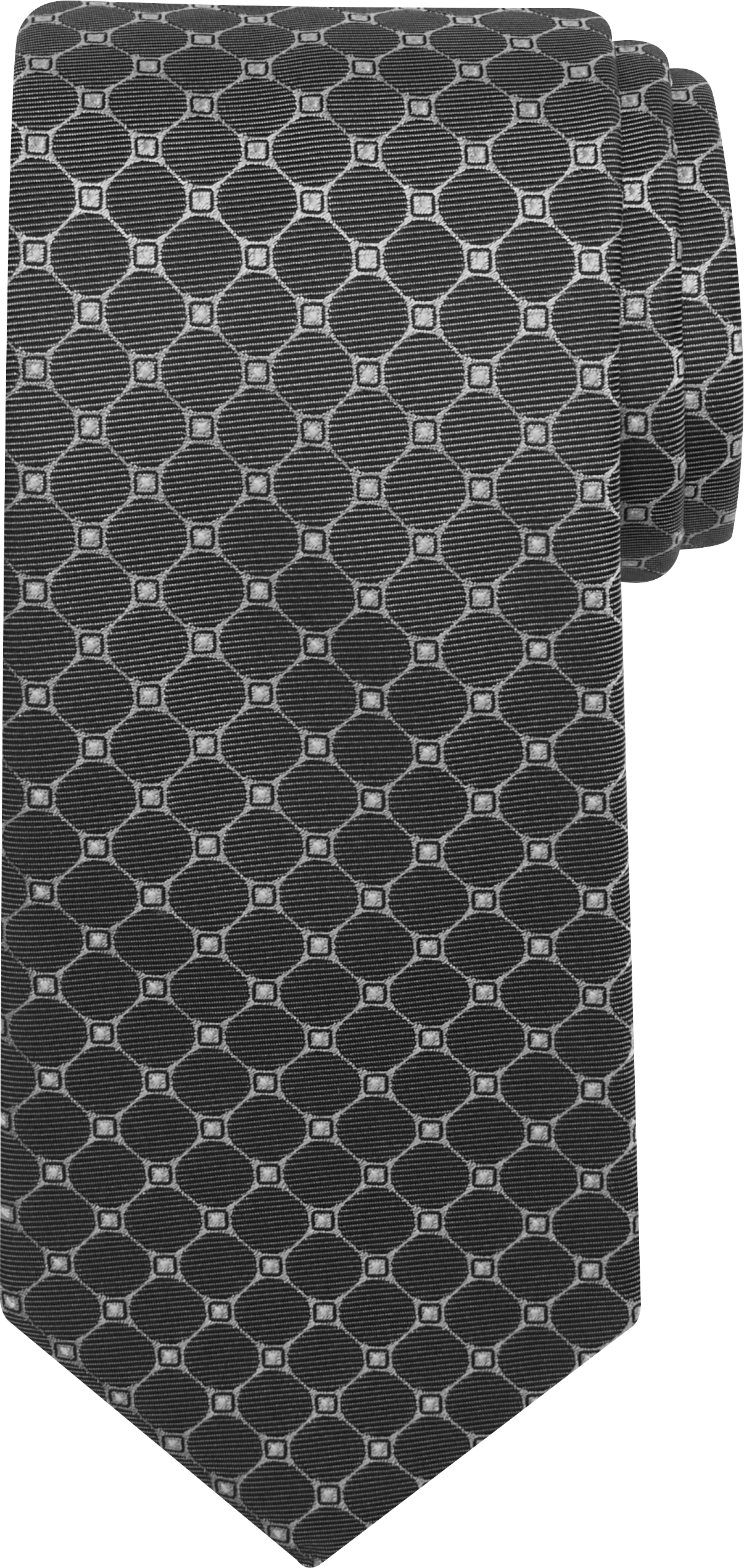 Narrow Diamond Grid Tie