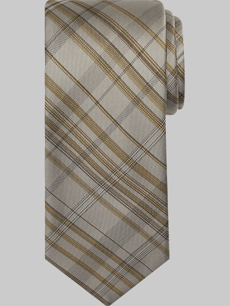Pronto Uomo Sleek Plaid Tie
