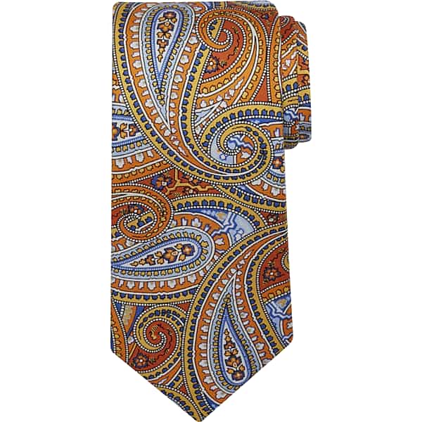 Pronto Uomo Men's Super Paisley Tie Gold - Size: One Size - Only Available at Men's Wearhouse