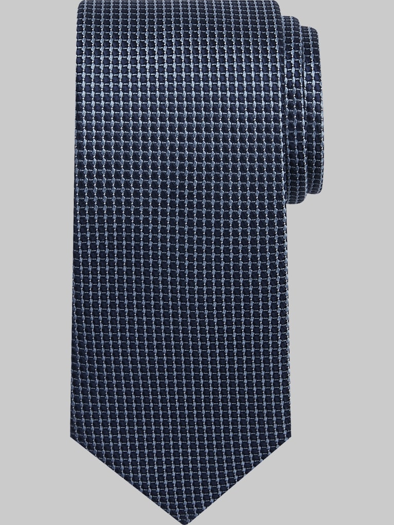 Joseph Abboud Two-Tone Micro Grid Silk Tie