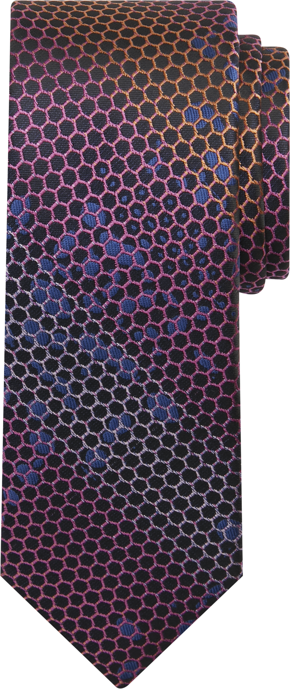 Narrow Honeycomb Tie