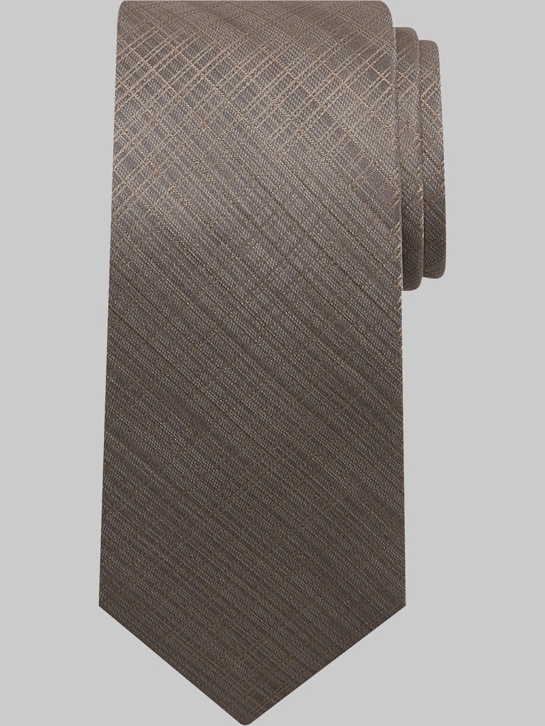 Awearness Kenneth Cole Hairlines Plaid Tie