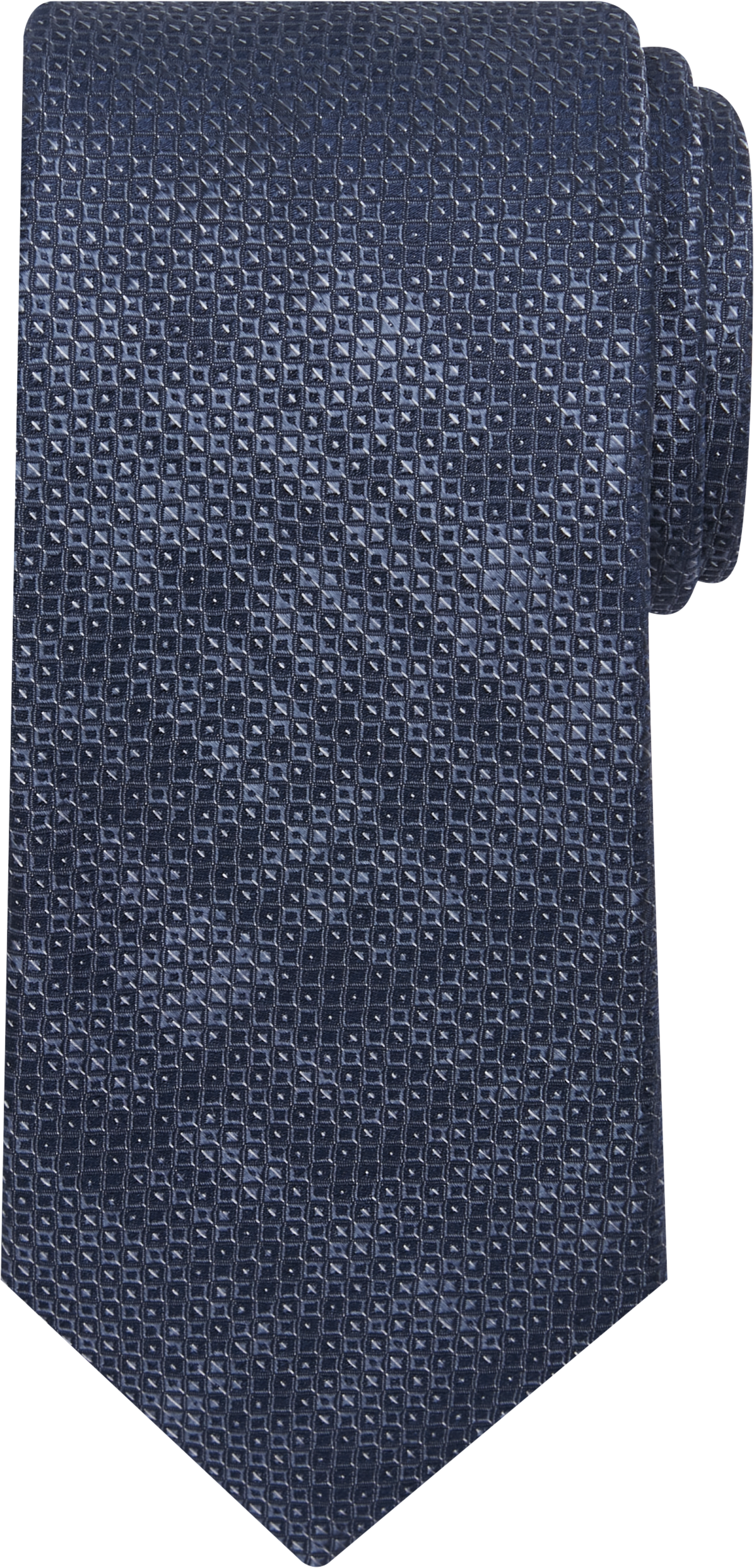 Narrow Textured Silk Tie