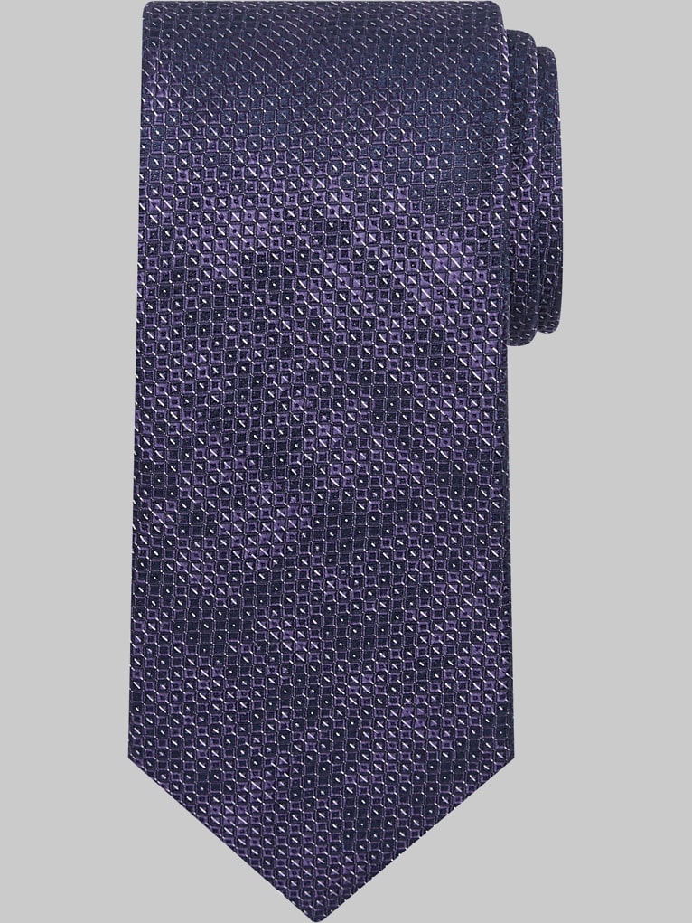 Awearness Kenneth Cole Narrow Textured Silk Tie