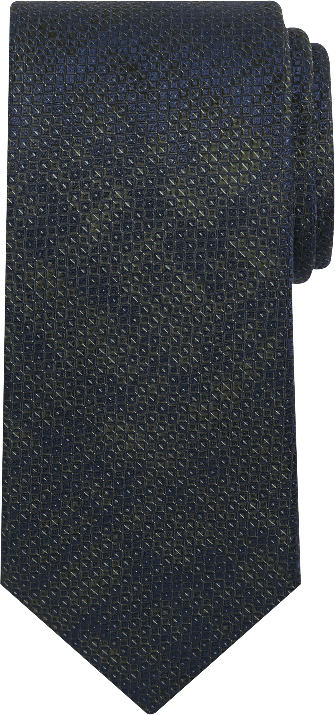 Narrow Textured Silk Tie