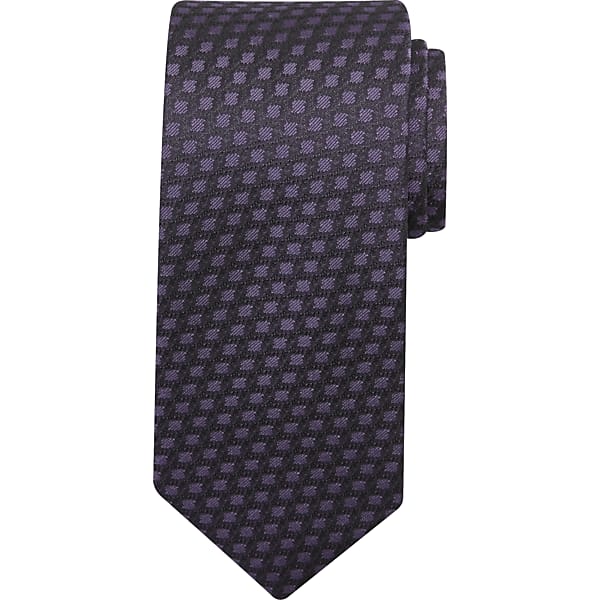 Pronto Uomo Men's Diamante Tie Purple - Size: One Size - Only Available at Men's Wearhouse TMW8ZX980032