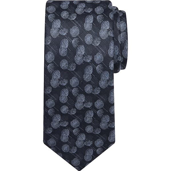Pronto Uomo Men's Narrow Dandelion Tie Silver - Size: One Size - Only Available at Men's Wearhouse TMW8ZXA80025