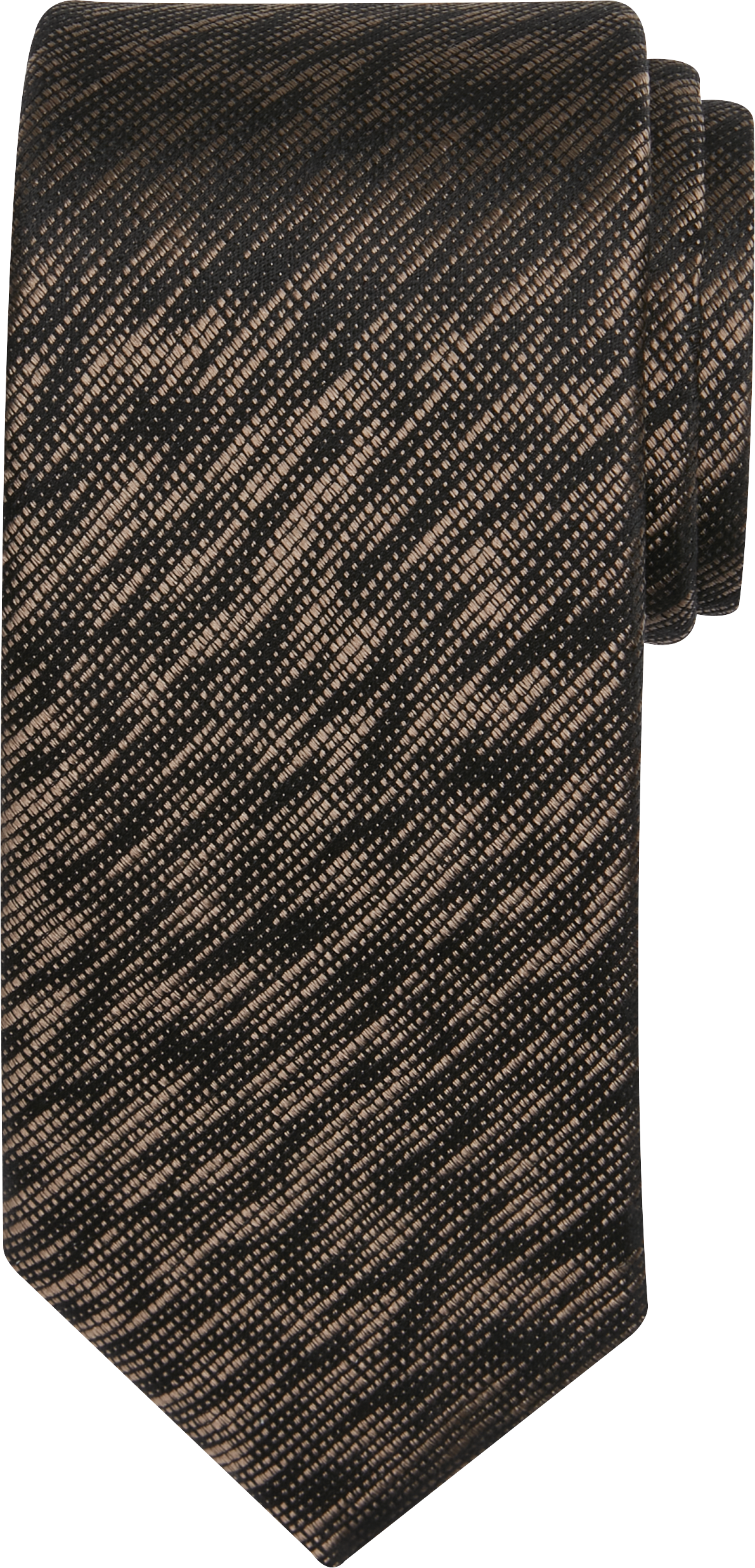 Narrow Textured Bits & Bites Silk Tie