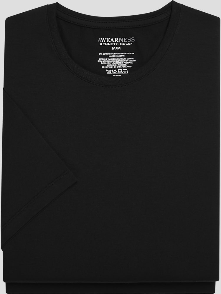 最も優遇 Moisture-Wicking Cole Kenneth Awearness Crewneck 2 T-Shirt, メンズウェア
