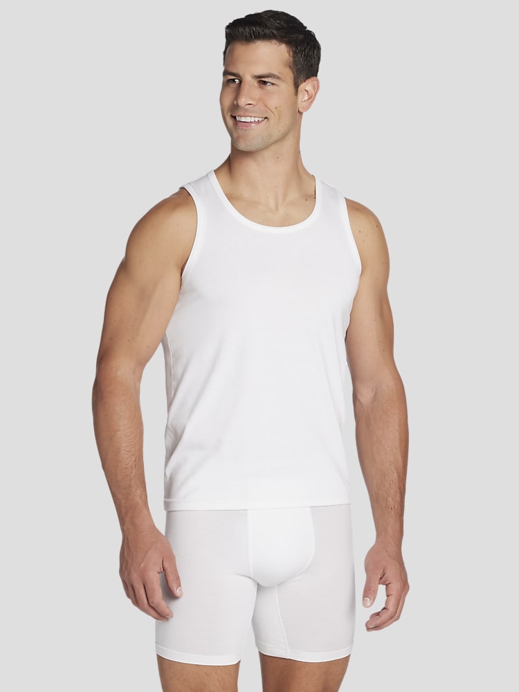 Awearness Kenneth Cole Moisture Wicking Tank 2 Pack Undershirts Men s Wearhouse