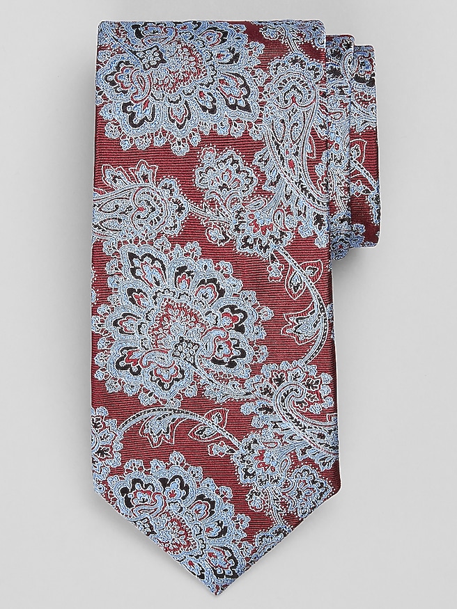 Men's EntPurple Wined Paisley Tie