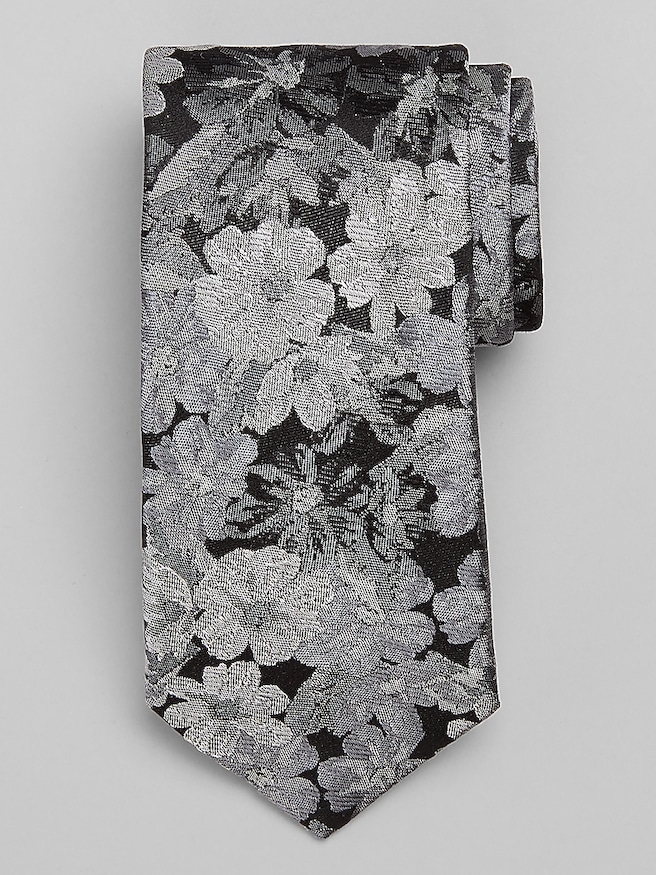 Men's Splotch Floral Tie