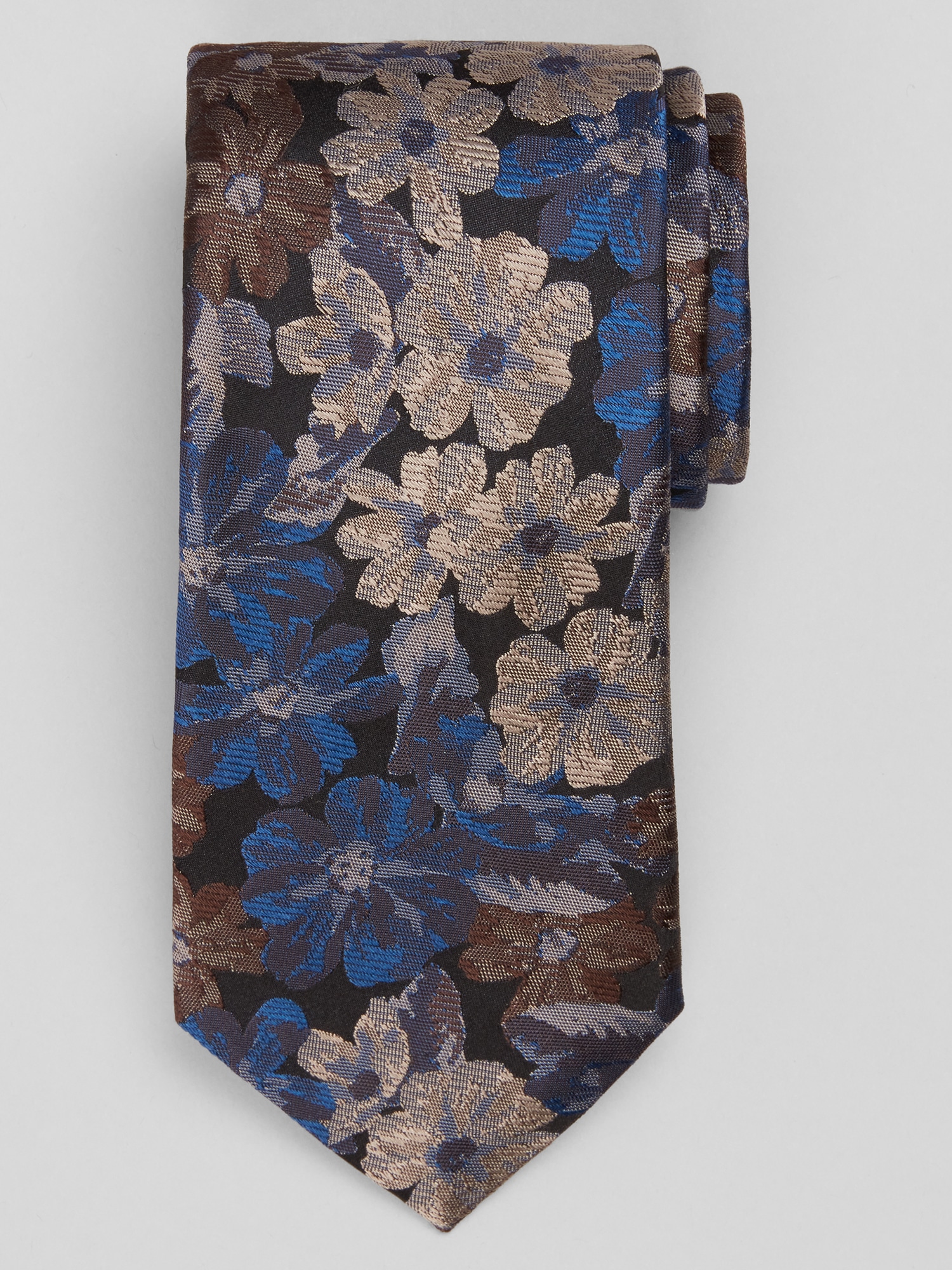 Splotch Floral Tie