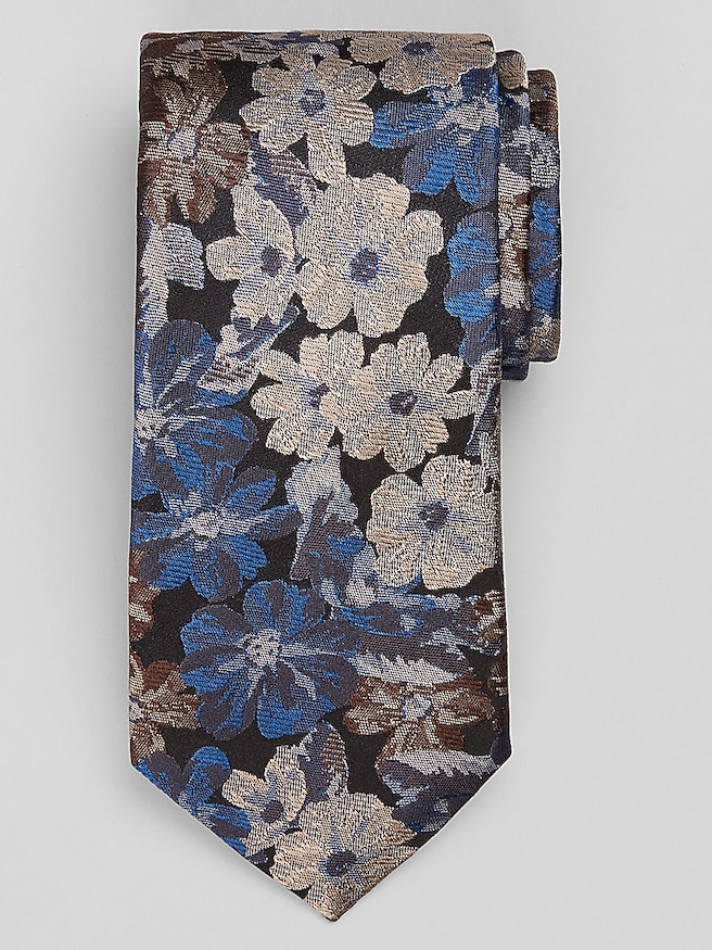 Men's Splotch Floral Tie