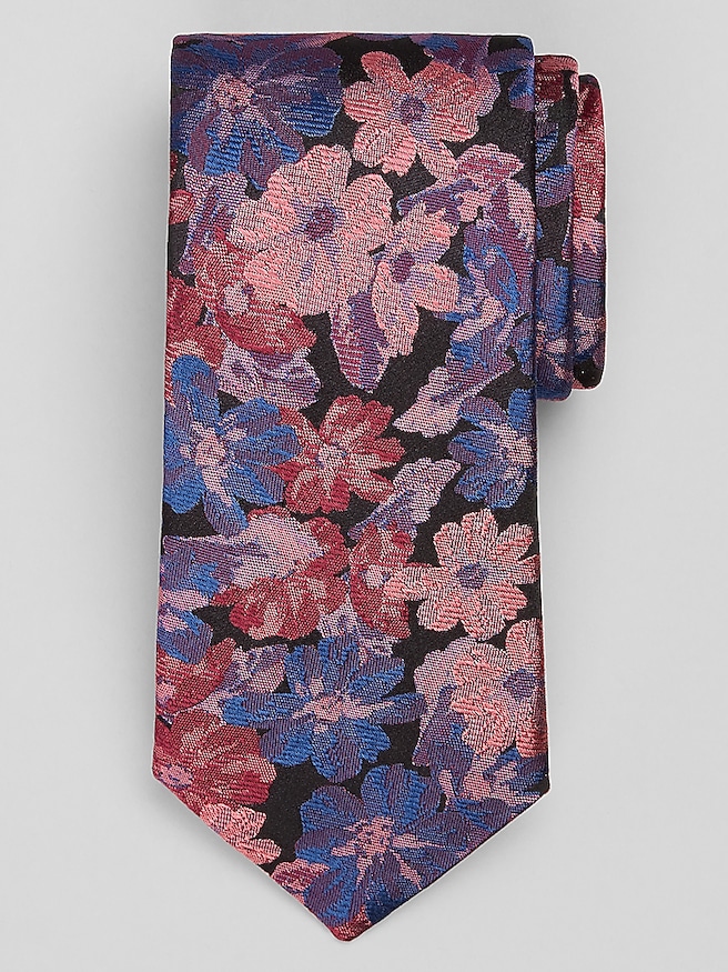 Men's Splotch Floral Tie