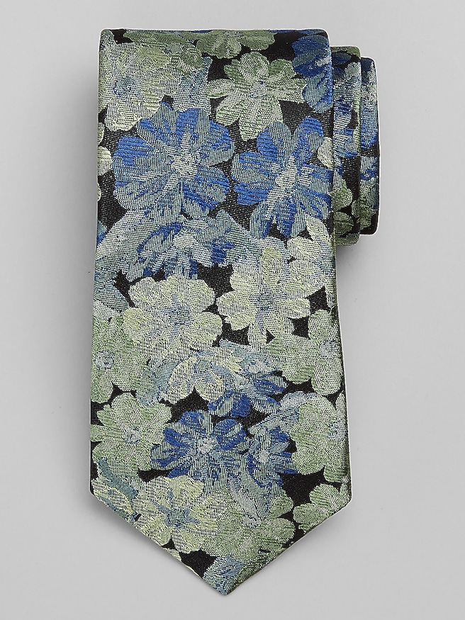 Men's Splotch Floral Tie