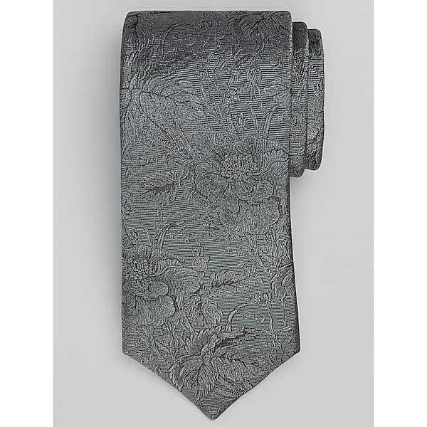 Awearness Kenneth Cole Men's Tonal Floral Tie Blue - Size: One Size