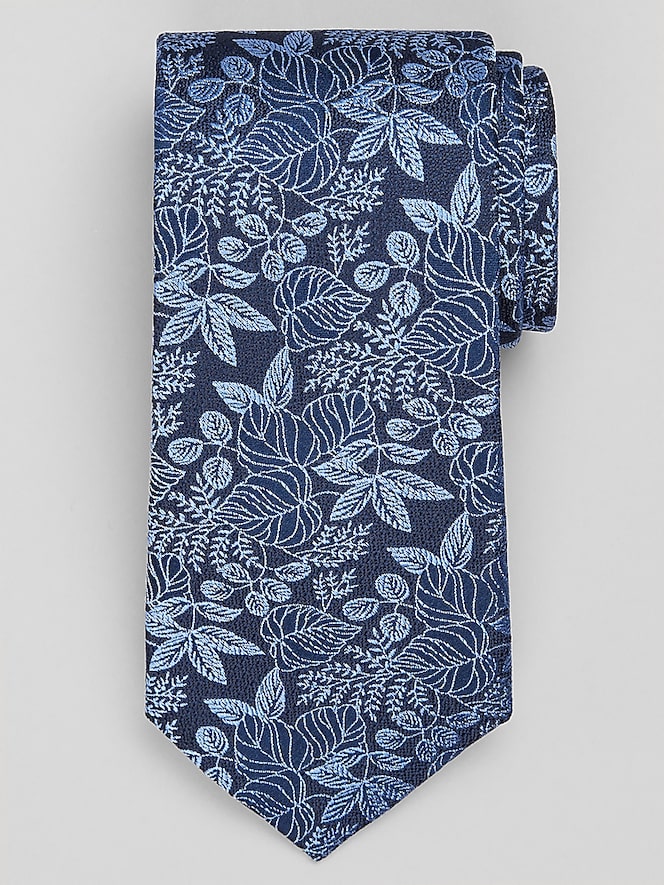 Joseph Abboud Linear Meandering Floral Tie