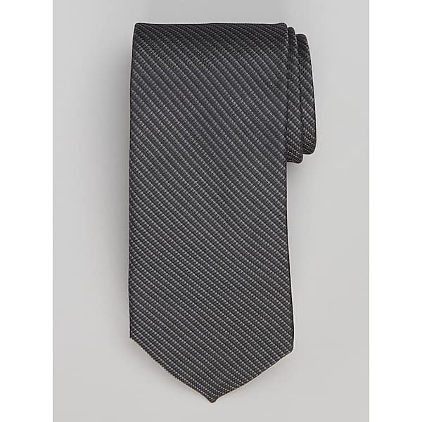 Awearness Kenneth Cole Men's Savvy Stripe Tie Black - Size: One Size