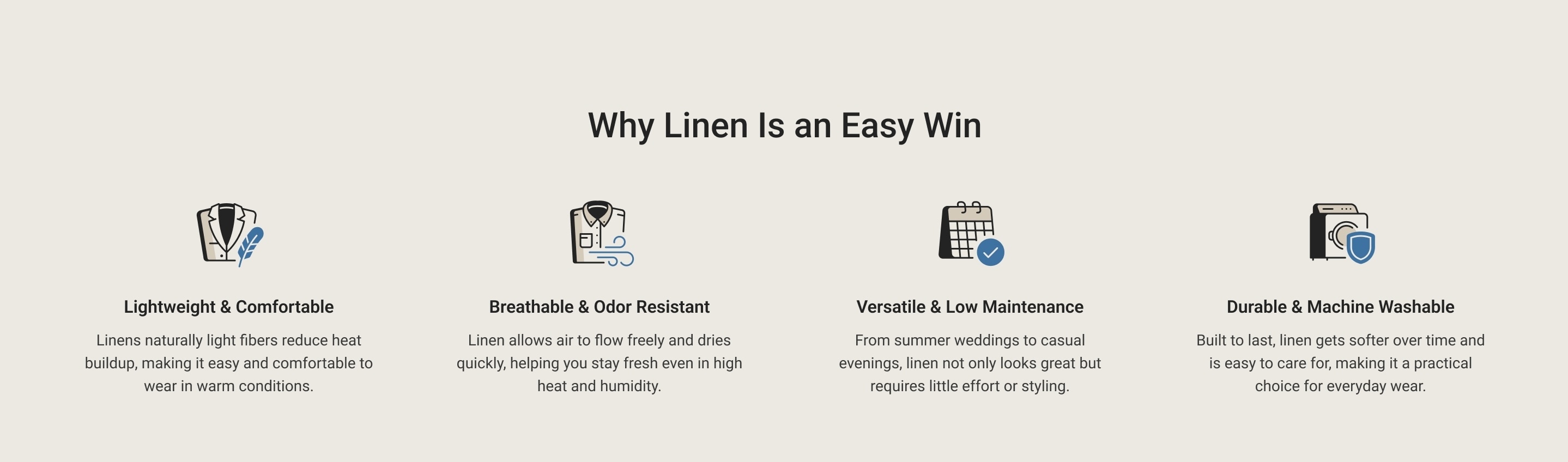 Shop men's linen clothing