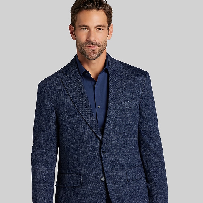 Man in a gray sport coat. Clearance sport coats.