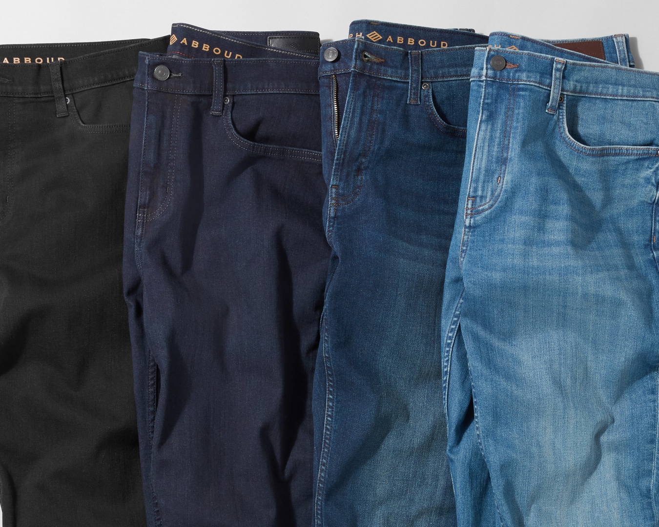 Jeans in various washes.