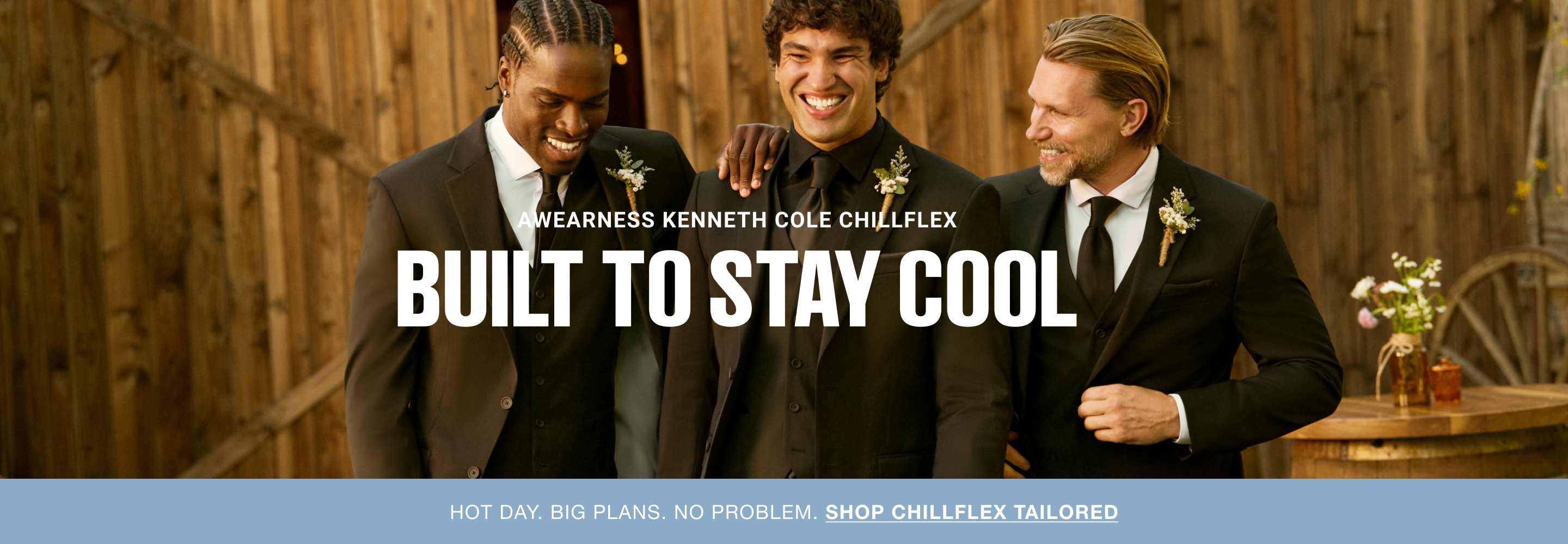 Made for the whole wedding party. Built to stay cool. Shop now.