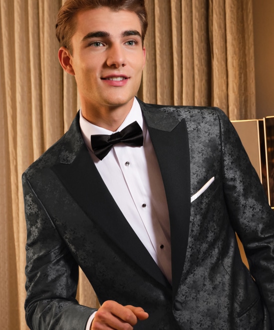 men's wearhouse all black tux