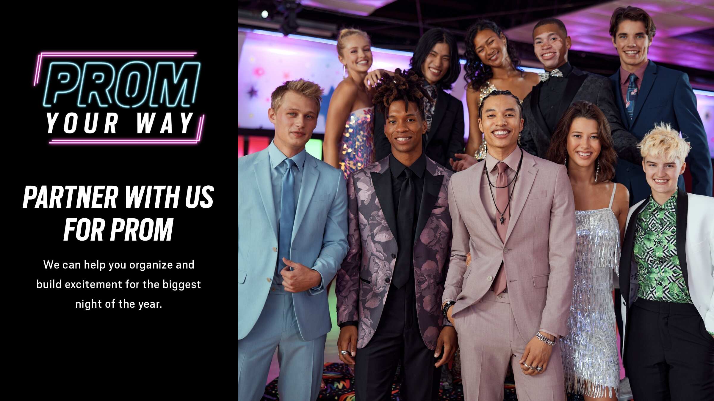 Prom Advertising Prom Flyers, Posters & Banners | Men's Wearhouse