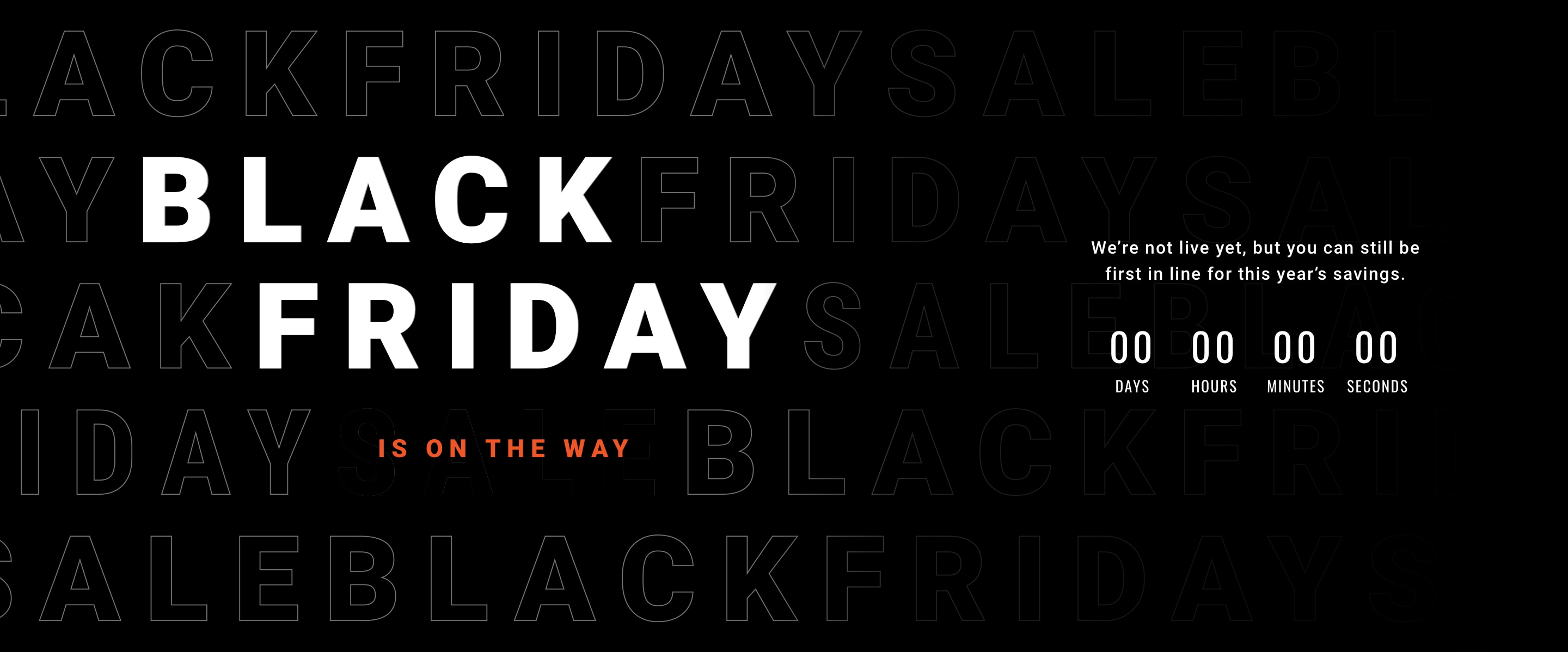 OUR BLACK FRIDAY SALE IS GOING ON NOW! 25% OFF BLACK FRIDAY