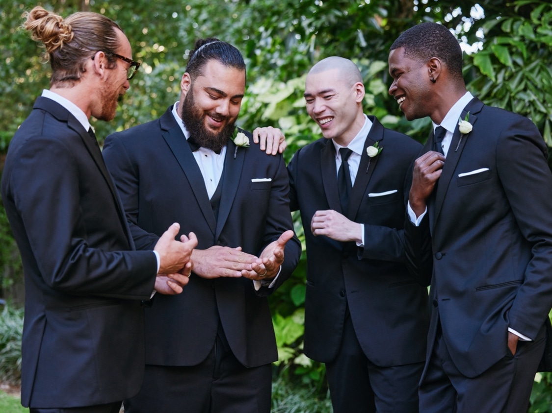 Groomsmen wedding suits best sale