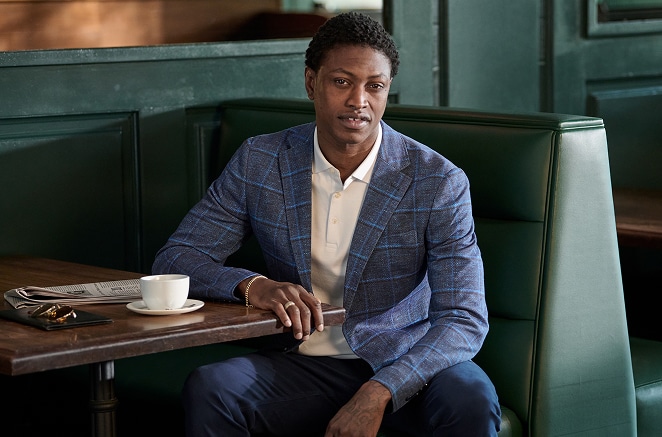 Modern Fit Wool Suit Jacket