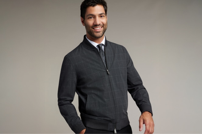 Classic Fit Wool Blend Suit Jacket