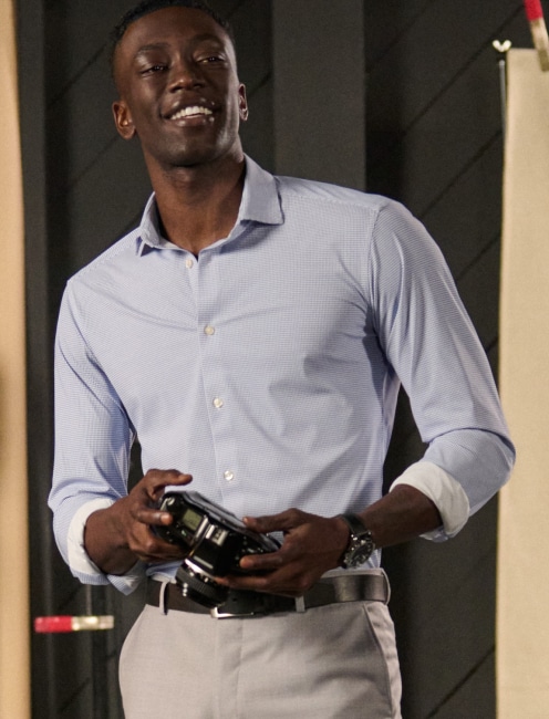 Dress shirts. 25 percent off.