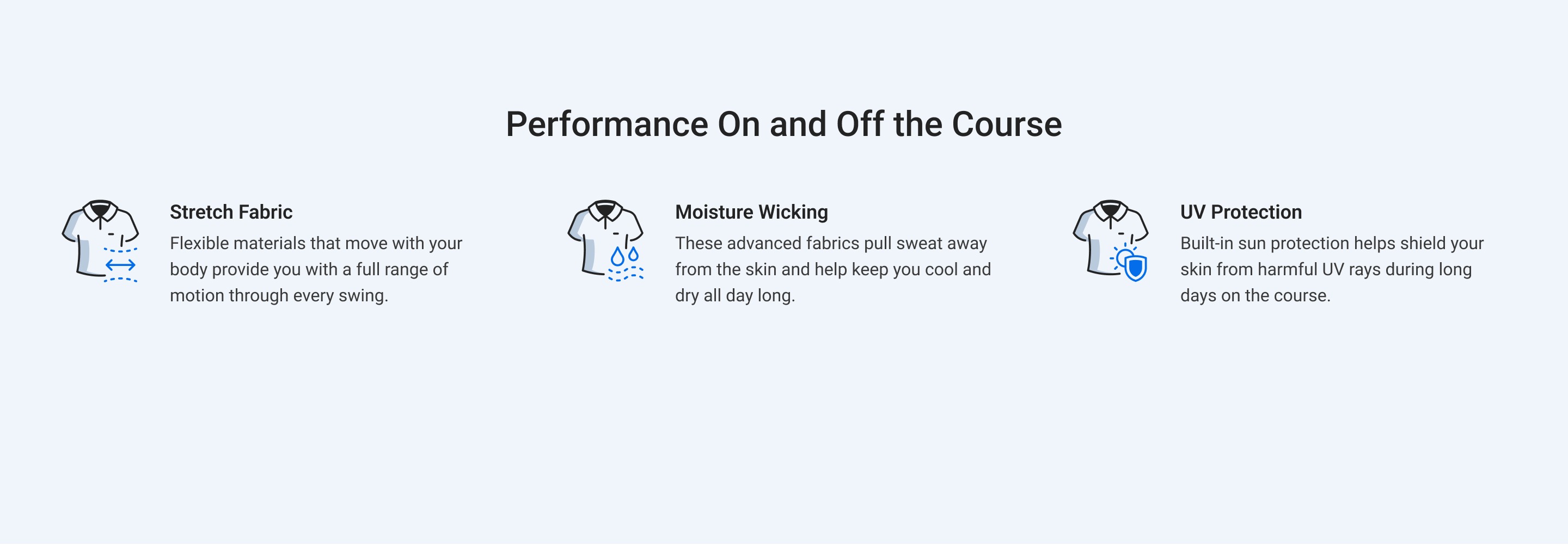 Men’s Wearhouse golf apparel — shop the collection