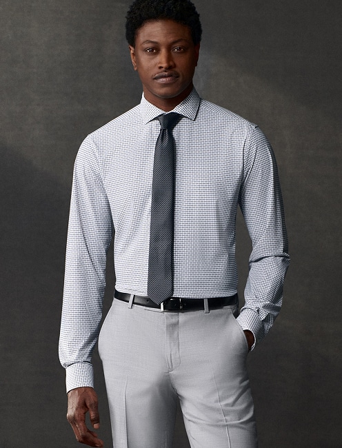 Dress shirts. Up to 30% off. Regular price $39.99 to $74.99.