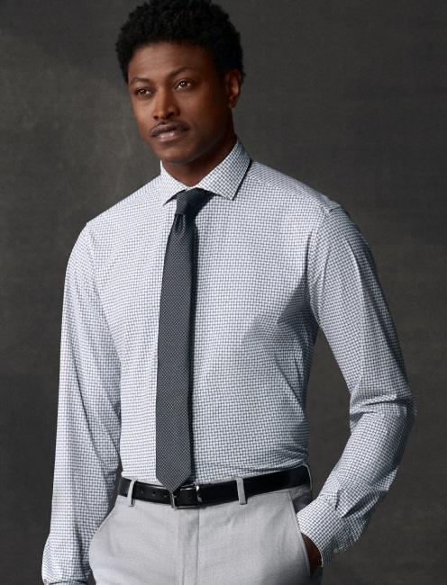 Dress shirts. Up to 30 percent off. Regular price $39.99 to $74.99.